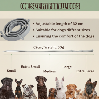 MeowBow Protect+™ Flea & Tick Defense Collar for Dogs