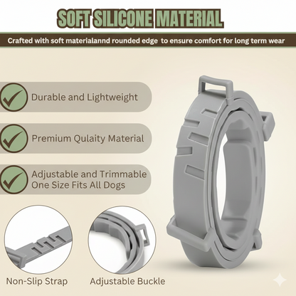 MeowBow Protect+™ Flea & Tick Defense Collar for Dogs